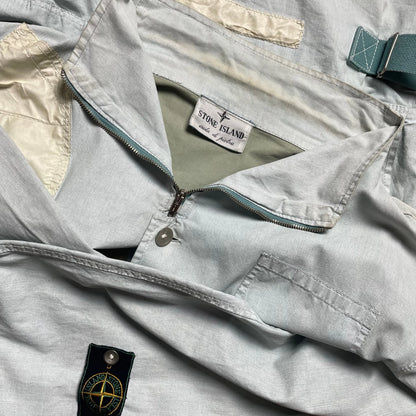 S/S 1983 Ice Blue Tela Stella Poachers Jacket