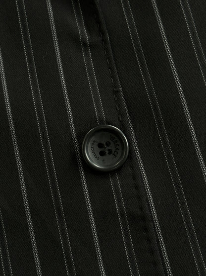 Versace Collection 2000s Stripe Pure Wool Single Breasted Blazer - 46R/XL