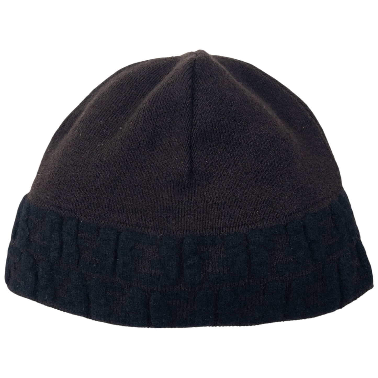 Vintage Fendi Monogram Wool Beanie Hat