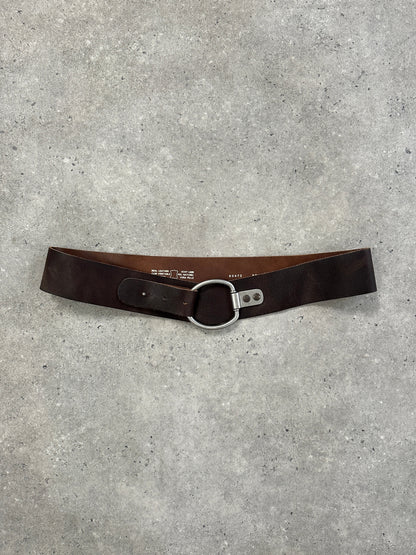 Vintage 1990s Chunky Leather Belt - W34-36