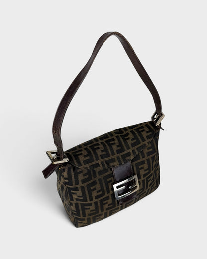 90s Fendi Zucca Mamma Baguette Shoulder Bag | O/S, Multicoloured