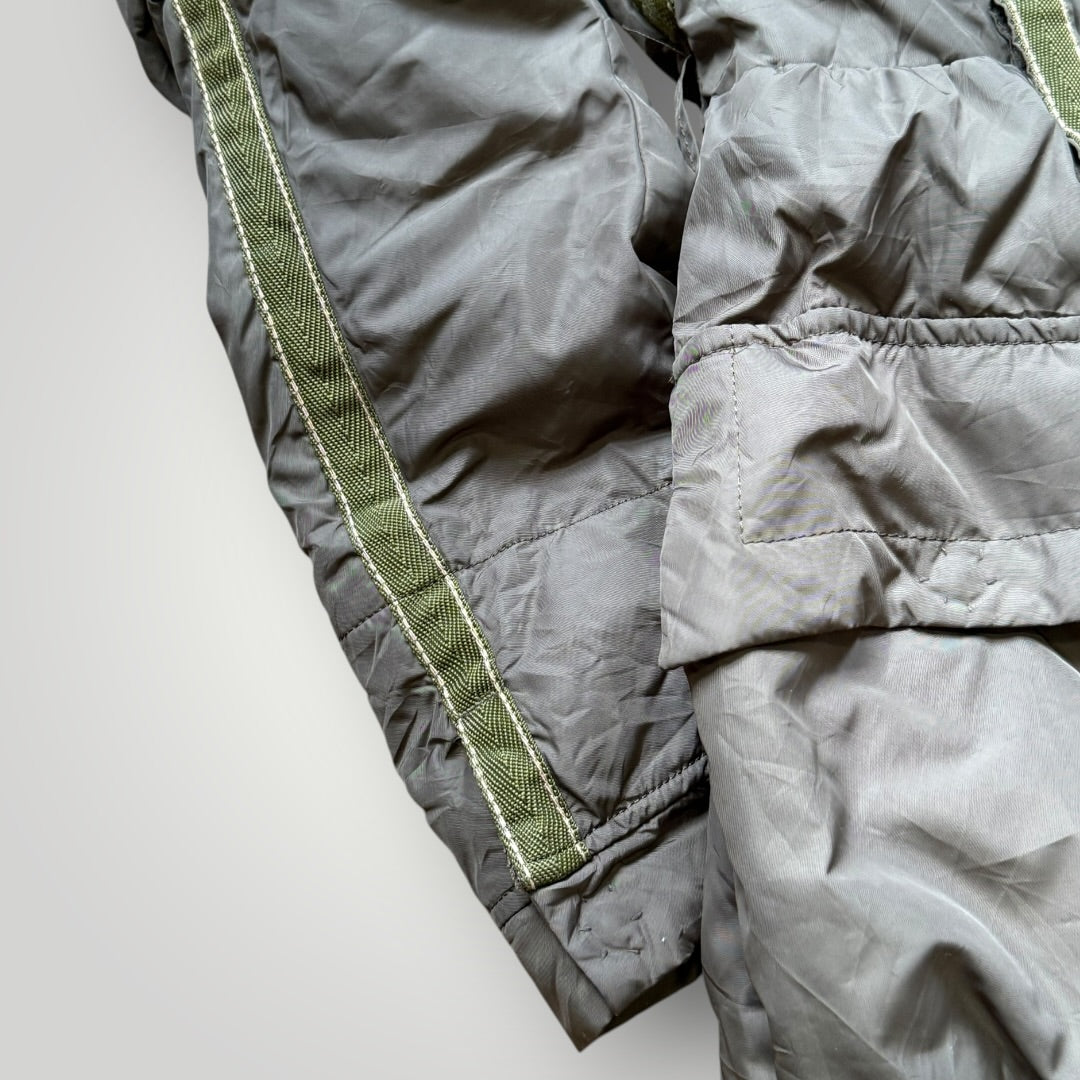 2000's Marithé François Girbaud Nylon Utility Trench Coat M | O/S, Khaki