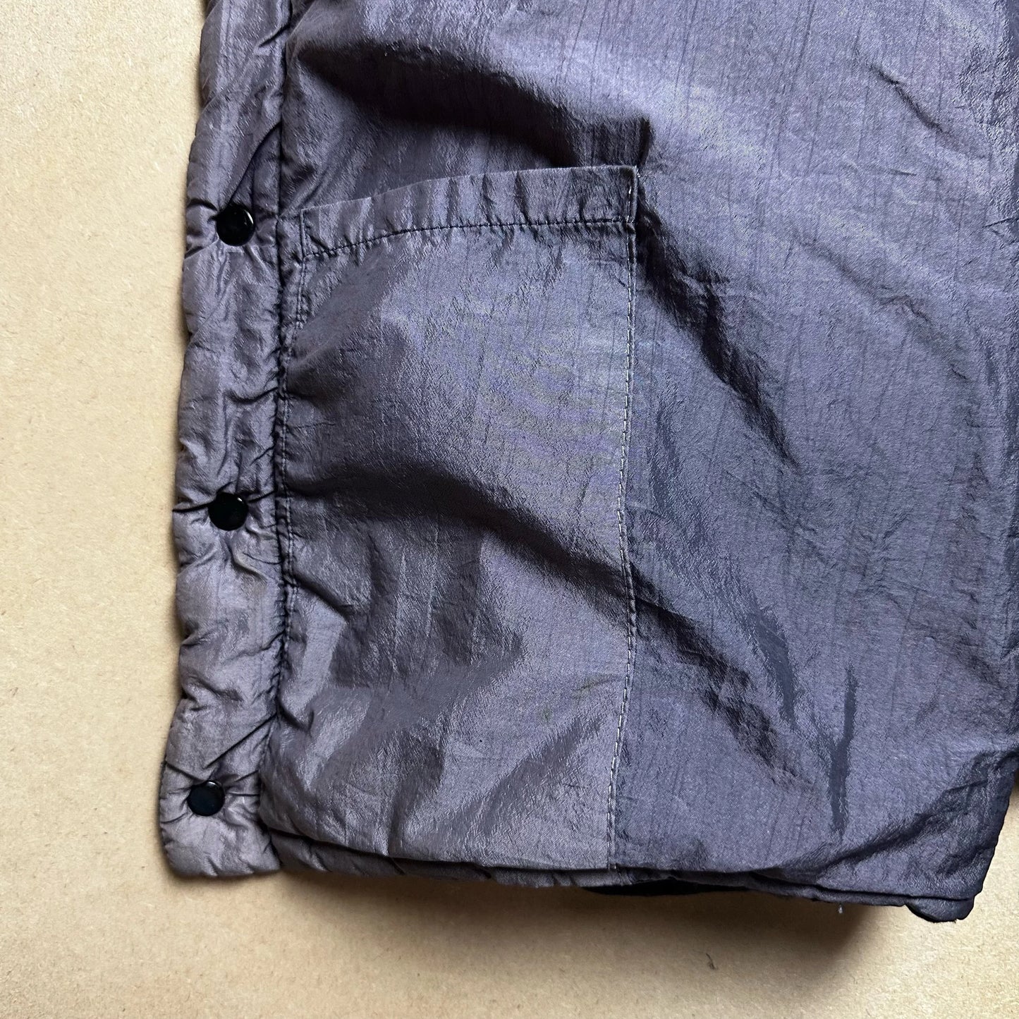 A/W 1987 Sun Faded Padded Script Cargo Vest