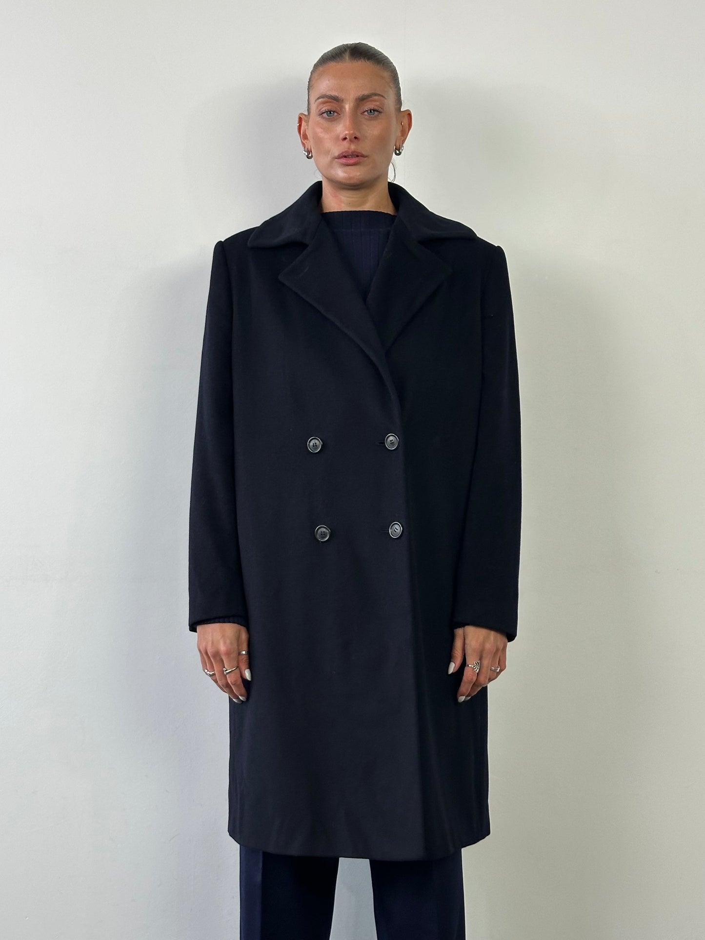 Loro Piana Pure Wool Double Breasted Coat - L/XL