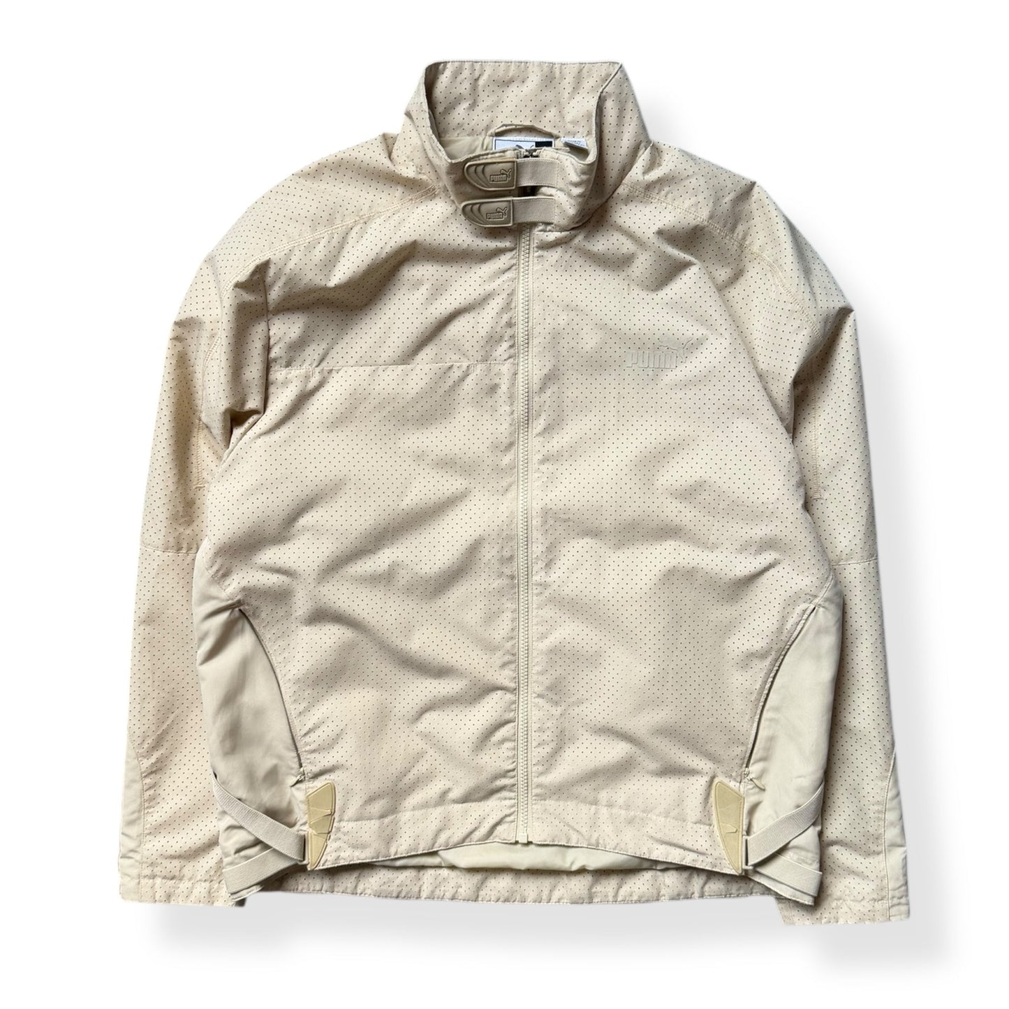 2004 Puma Mostro Perforated Jacket (S) | Default Title, Cream