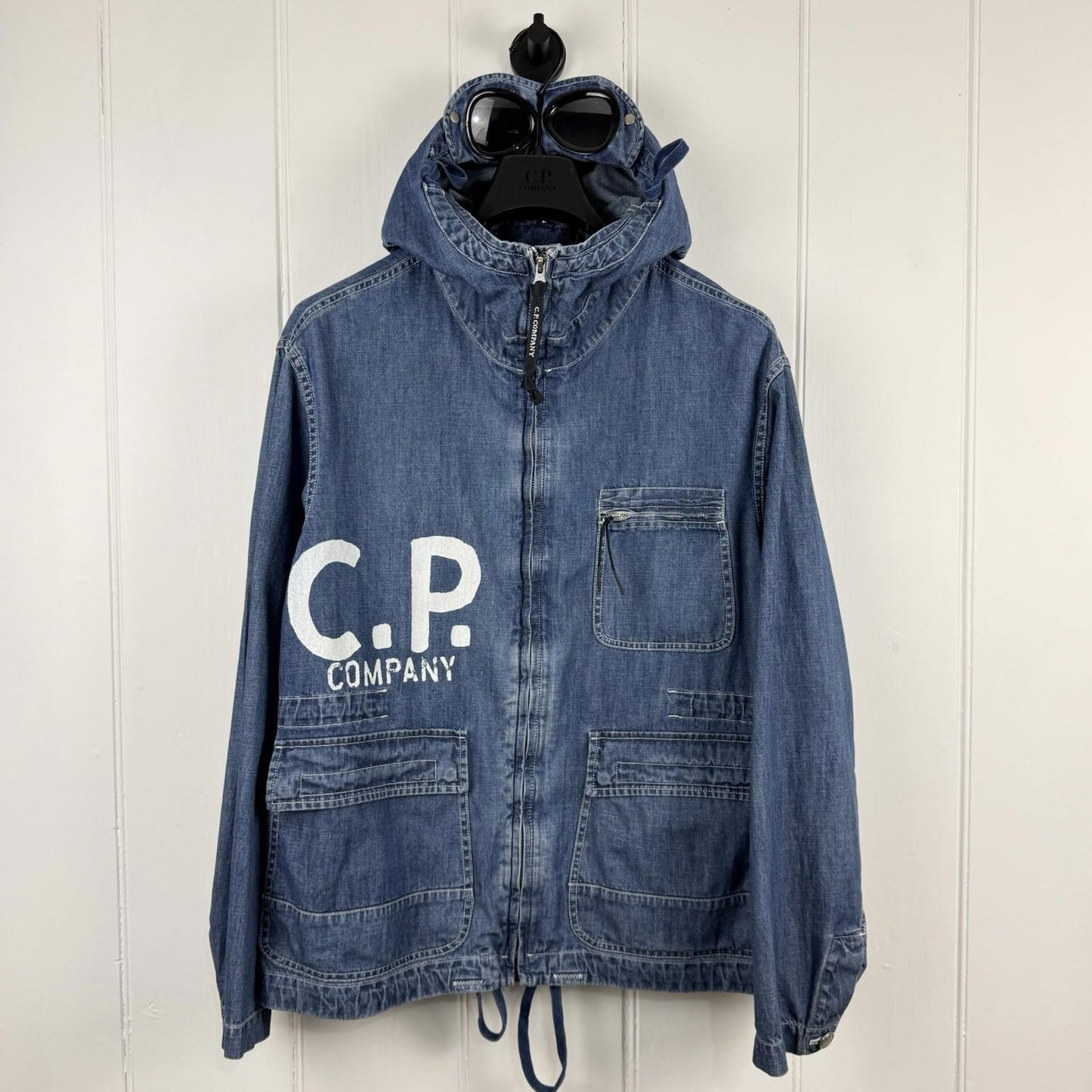 C.P. Company BLU Watro Treated Indigo Jacket – Size 48 | Other, Indigo