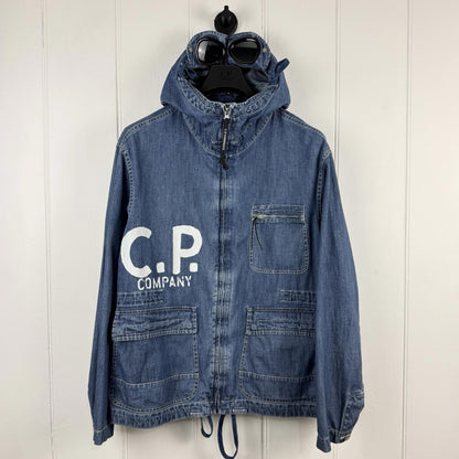 C.P. Company BLU Watro Treated Indigo Jacket – Size 48 | Other, Indigo
