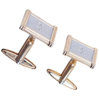 Vintage 90s Dior Embossed Cufflinks | O/S, Multicoloured