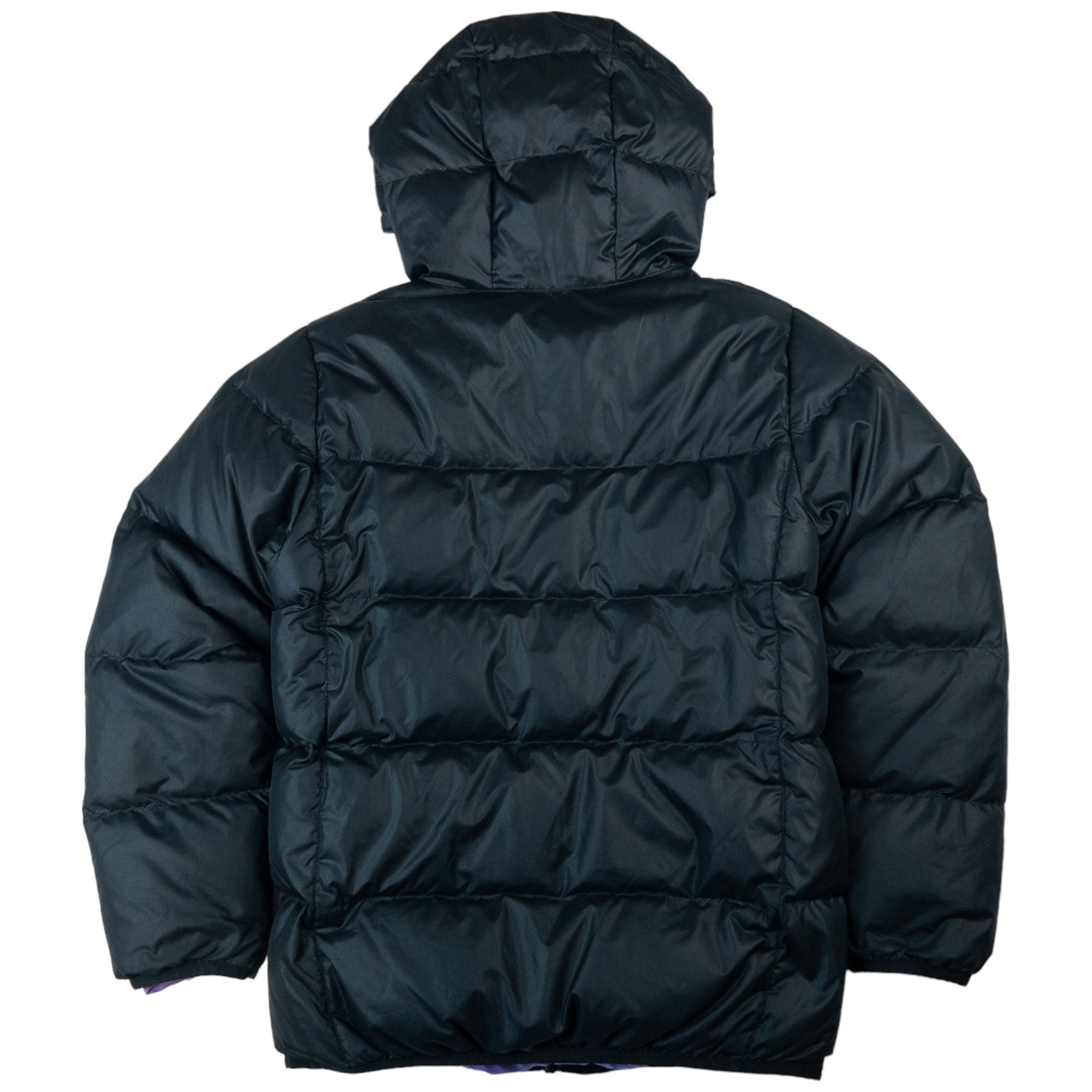 Long outlet Nike puffer jacket reversible (xs)