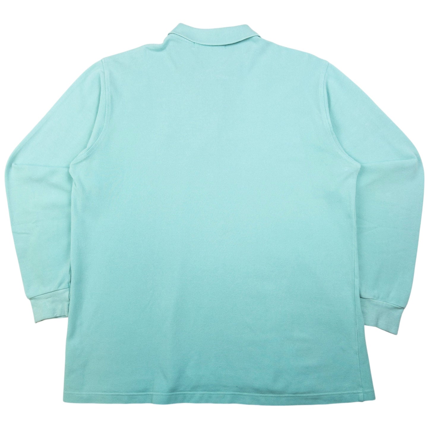 Vintage Burberry Crest Long Sleeve Polo Shirt Size XL