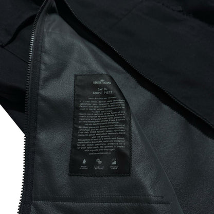 Stone Island Black Ghost Wool SW 3L Jacket | Small, Black
