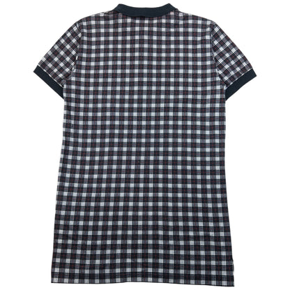 Vintage 90s Burberry Nova Check Polo Shirt Size XL | XL, Navy