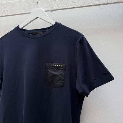 Prada Sport Logo Tee (L) | Large, Blue