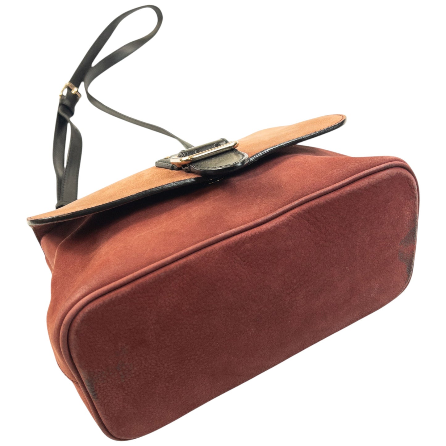Vintage 2000s Burberry Leather Crossbody Bag | O/S, Red