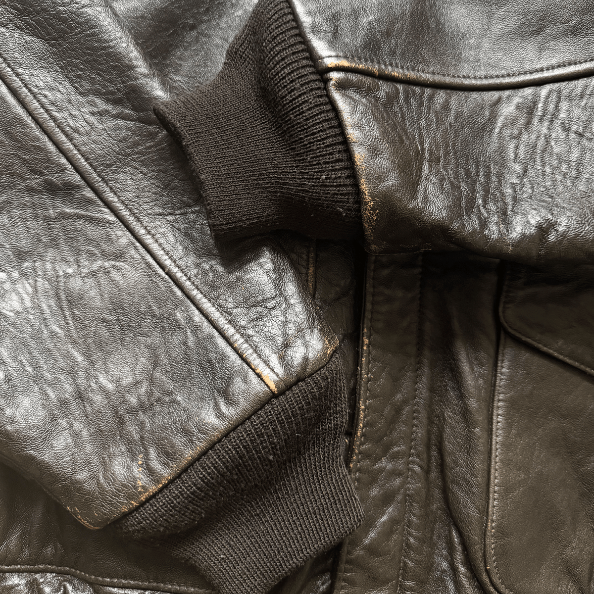 Avirex 'Second Chance' 1992 A2 Leather Flight Jacket - S / M | S / M, Red