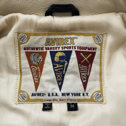 Avirex Leather Varsity Jacket - M / L