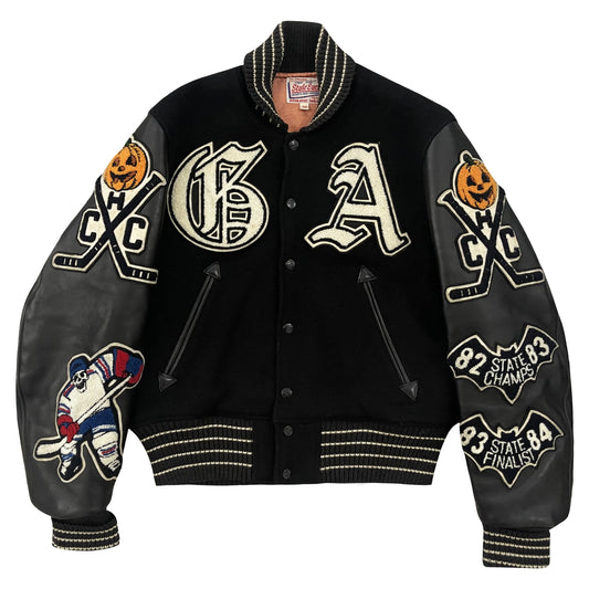 Style Eyes Ghost Angels Varsity Jacket - S