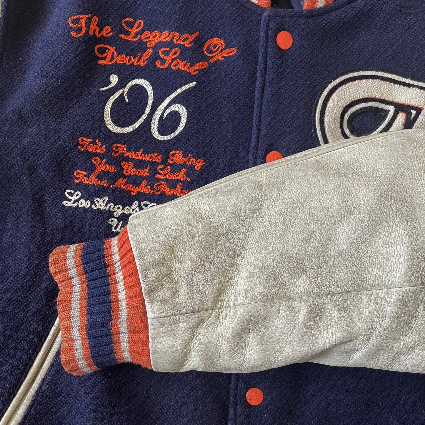 Tedman's 'Lucky Devil' Varsity Jacket - L