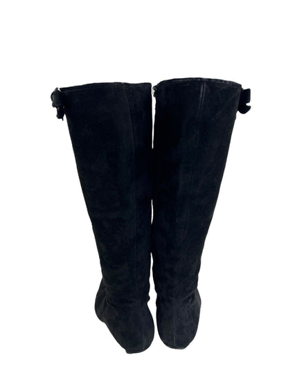 Miu Miu 2000s kitten heel boots | BLACK, Black