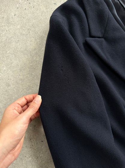 Emporio Armani 1990s Wool Cashmere Double Breasted Coat - L/XL