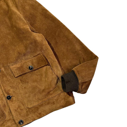 YMC Brown Suede Bomber Jacket