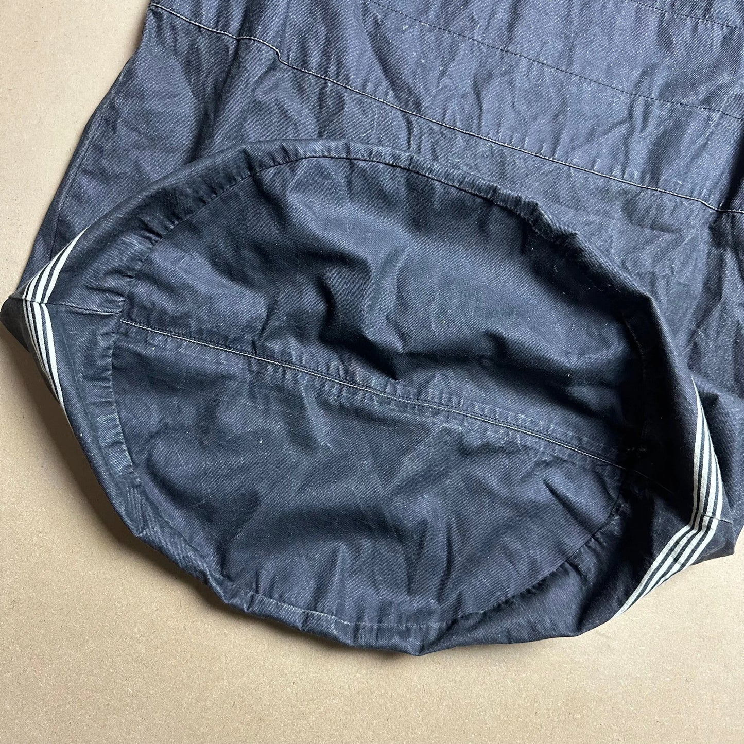 S/S 1986 Midnight Grey Sail Cloth Marina Duffle Sack