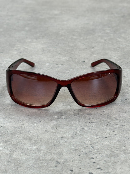 Christian Dior 1990s Star Square Logo Sunglasses