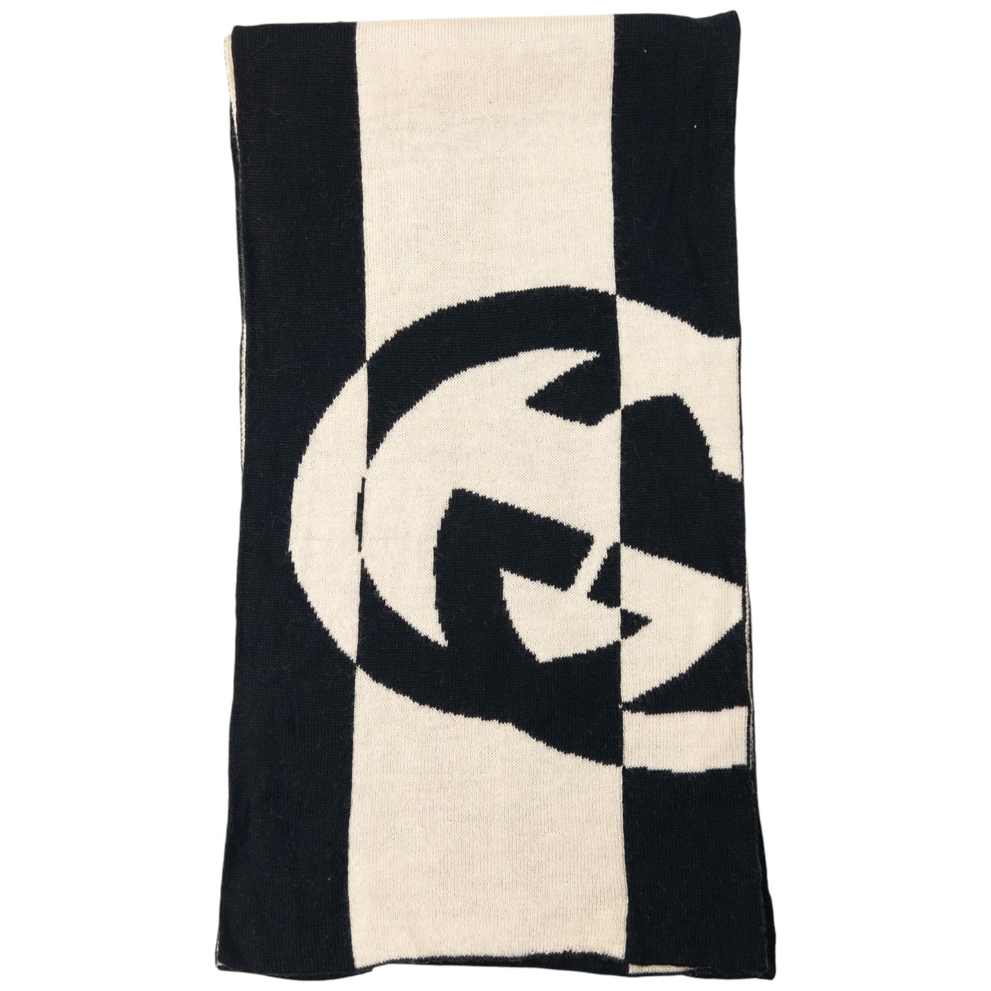 Vintage Gucci Contrast Striped Scarf