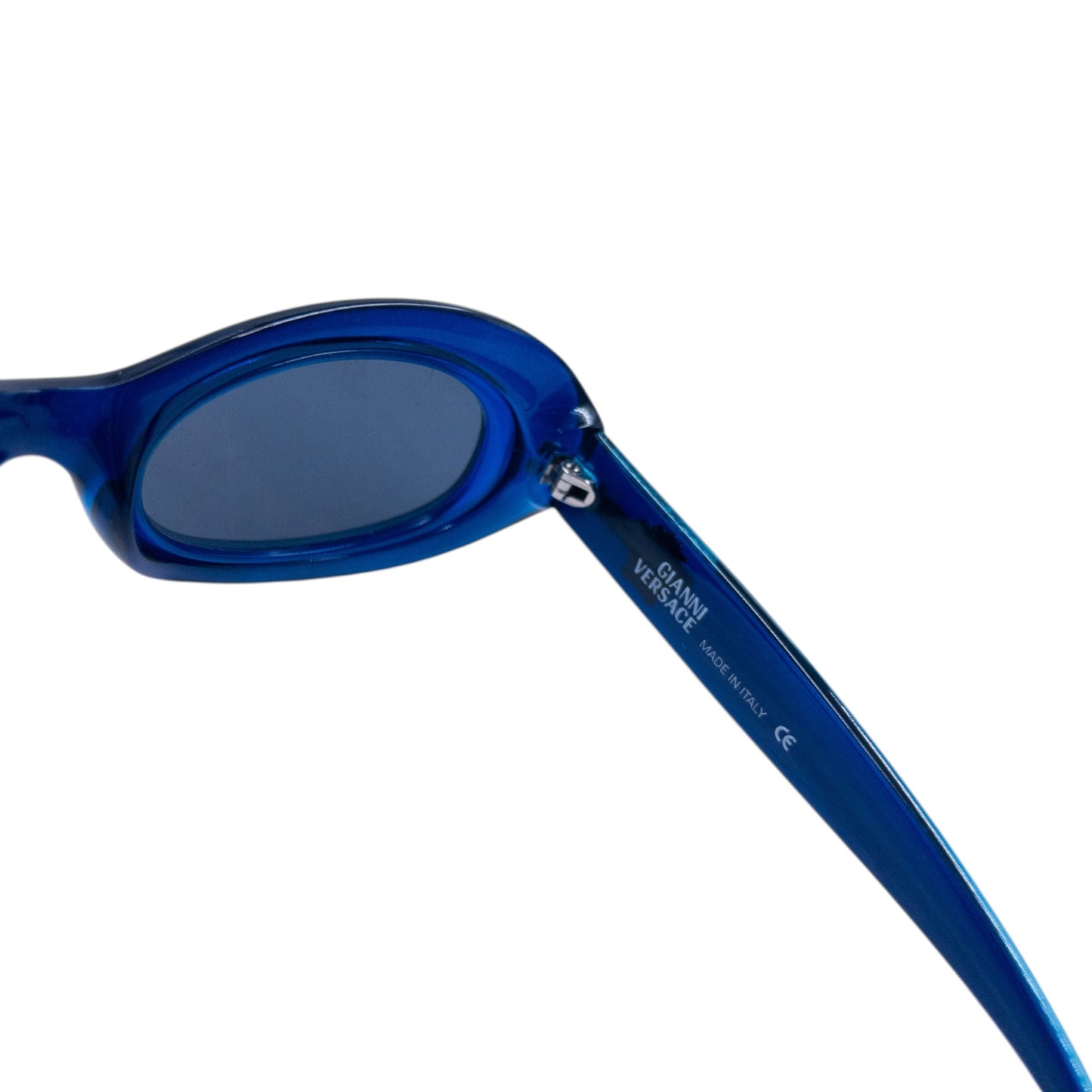 Vintage 90s Gianni Versace Sunglasses | O/S, Blue
