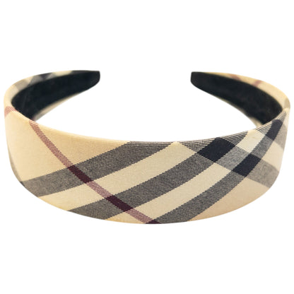 Vintage 2000s Burberry Nova Check Headband | O/S, Beige, Black, Red