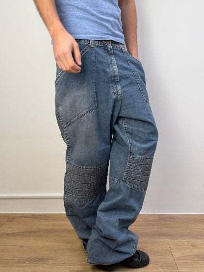 Levi's Engineered Panelled Jeans | W36, Red