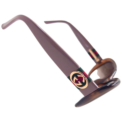 Vintage 2000s Gucci Sunglasses | O/S, Brown, Purple