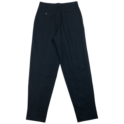 Vintage 1990 Comme Des Garçons HOMME Wool Trousers Size W30 | W30, Black