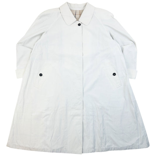 Vintage 90s Burberry Button Up Trench Jacket Womens Size XL | XL, Grey