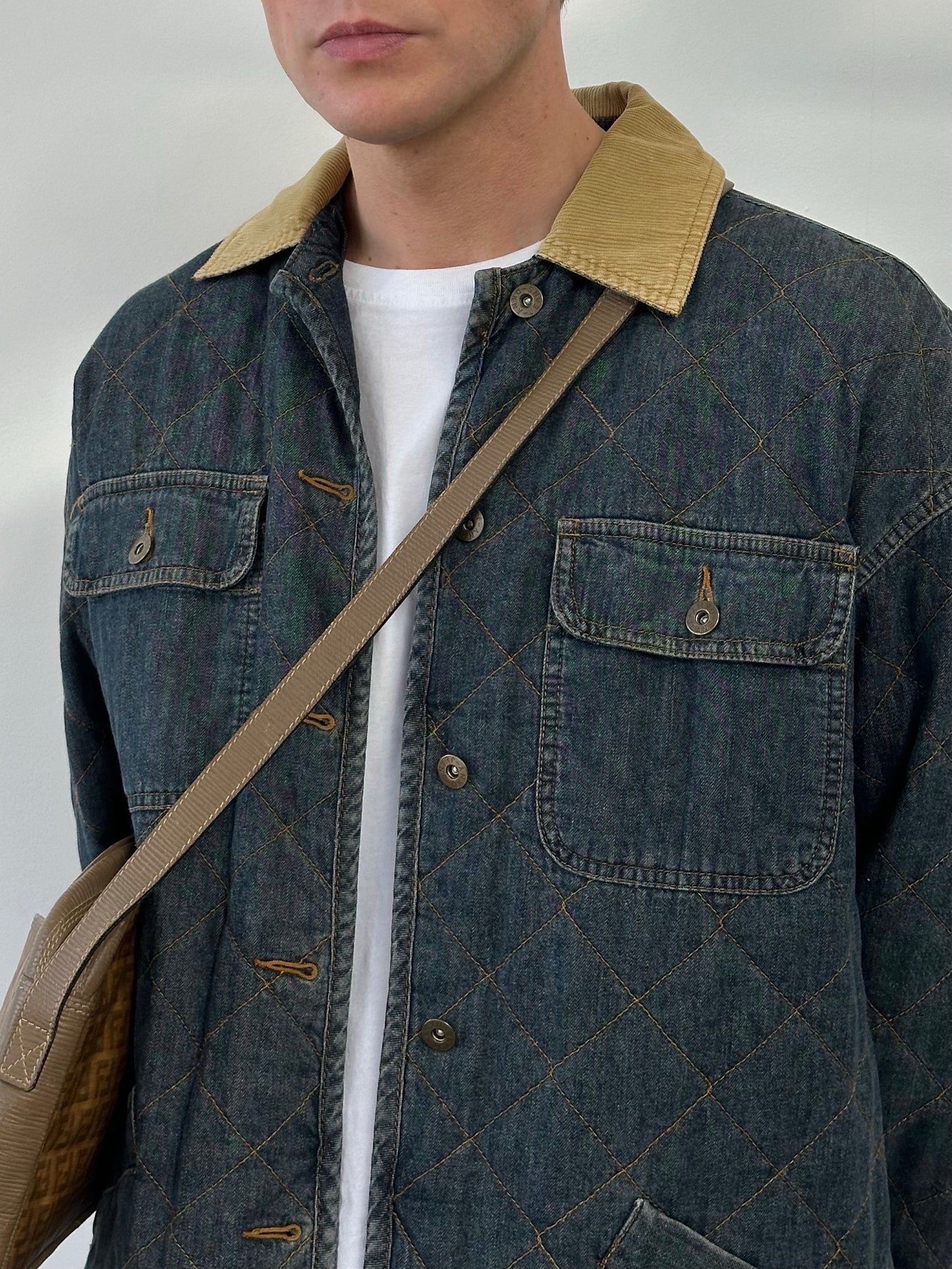 DKNY Jeans 1990s Pure Cotton Jacket - L