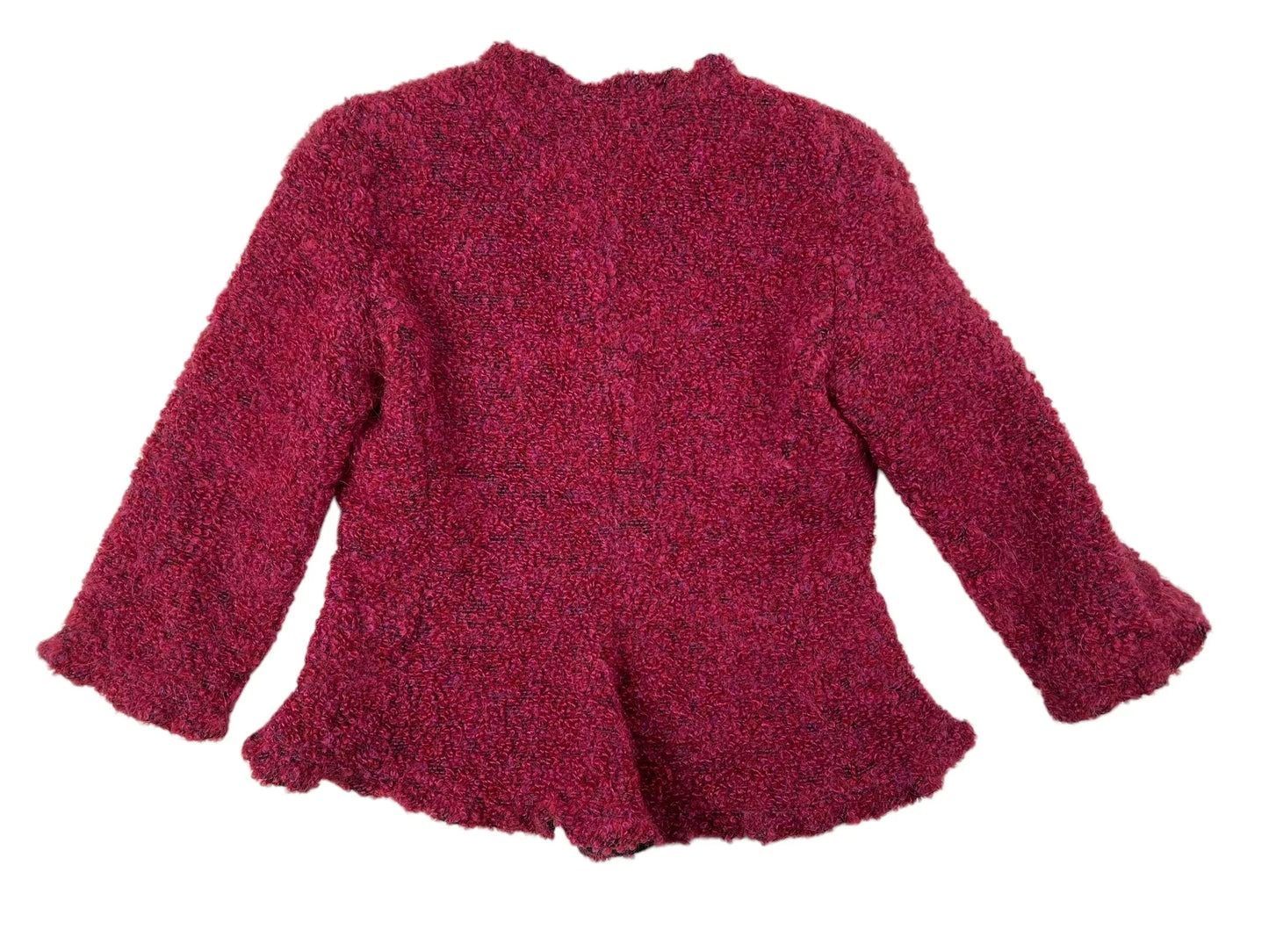 Armani Collezioni 2003 boucle cherry red jacket