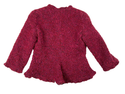 Armani Collezioni 2003 boucle cherry red jacket