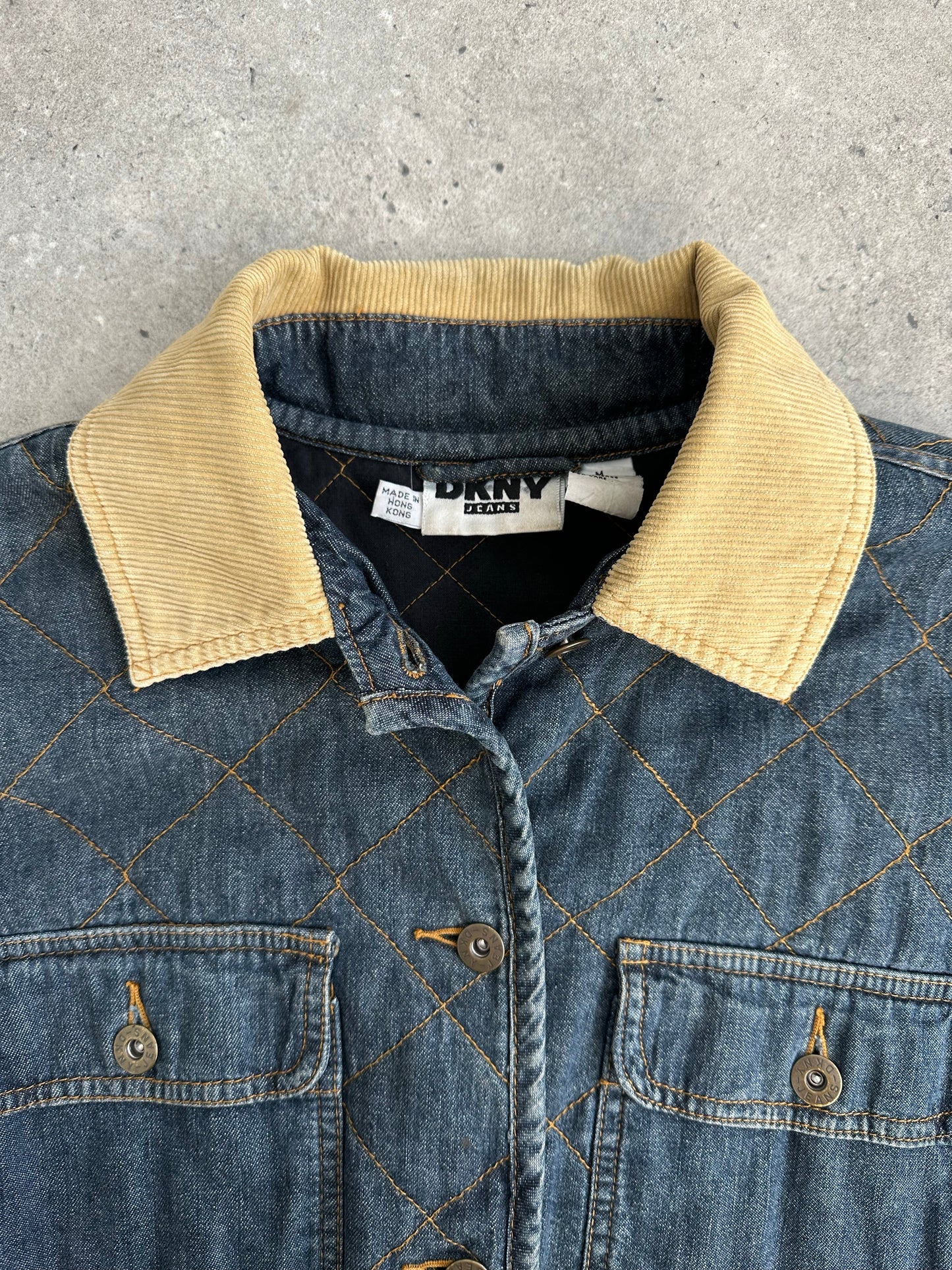 DKNY Jeans 1990s Pure Cotton Jacket - L