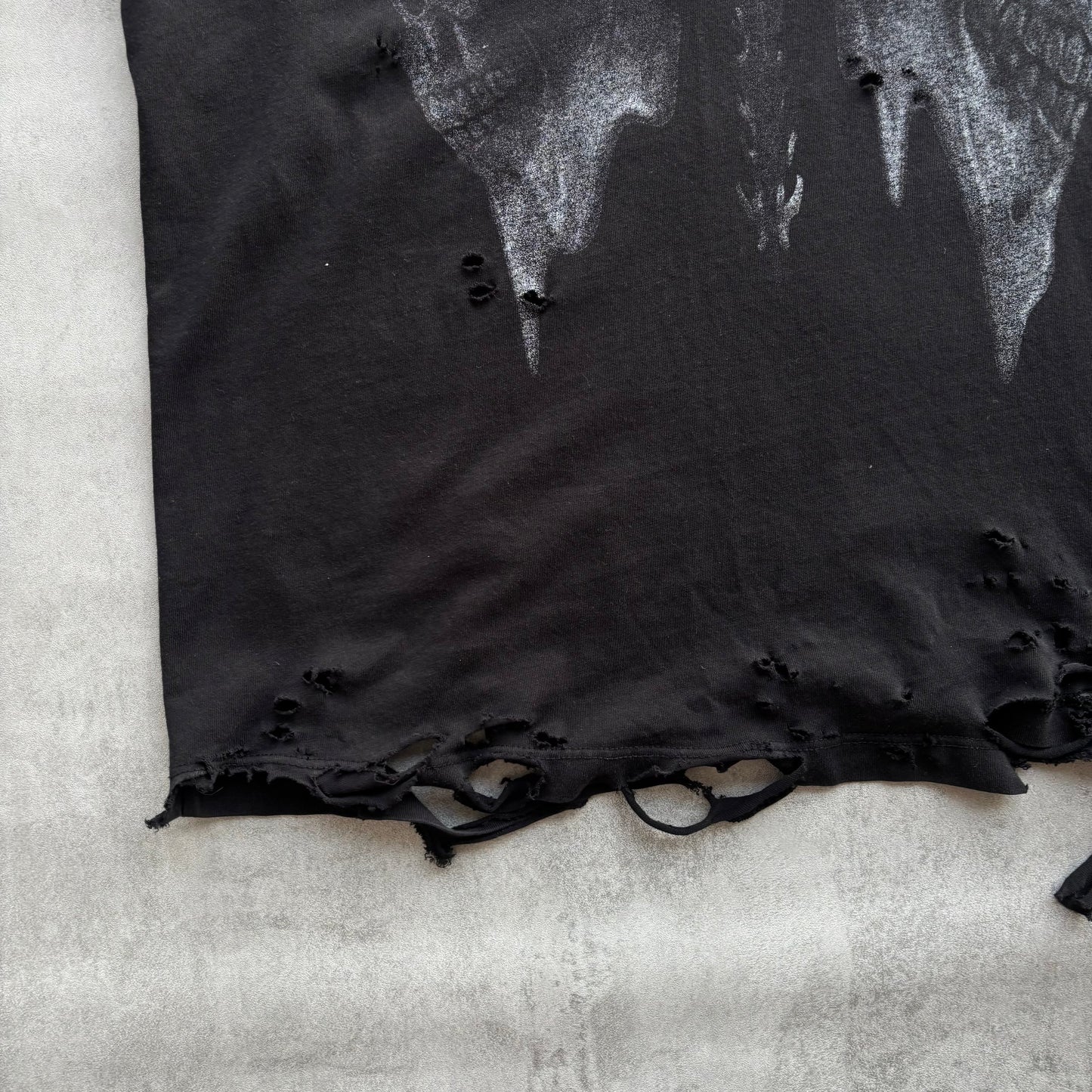 DIESEL DISTRESSED T-SHIRT | O/S, Red