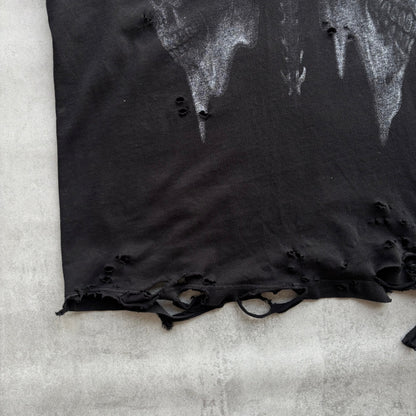 DIESEL DISTRESSED T-SHIRT | O/S, Red