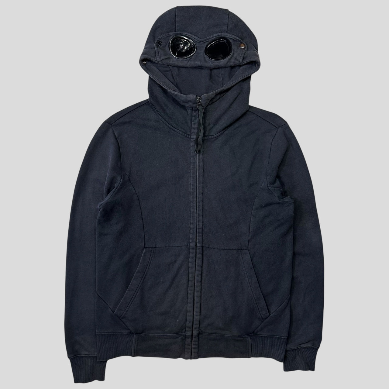 CP Company Navy Goggle Hoodie - M/L