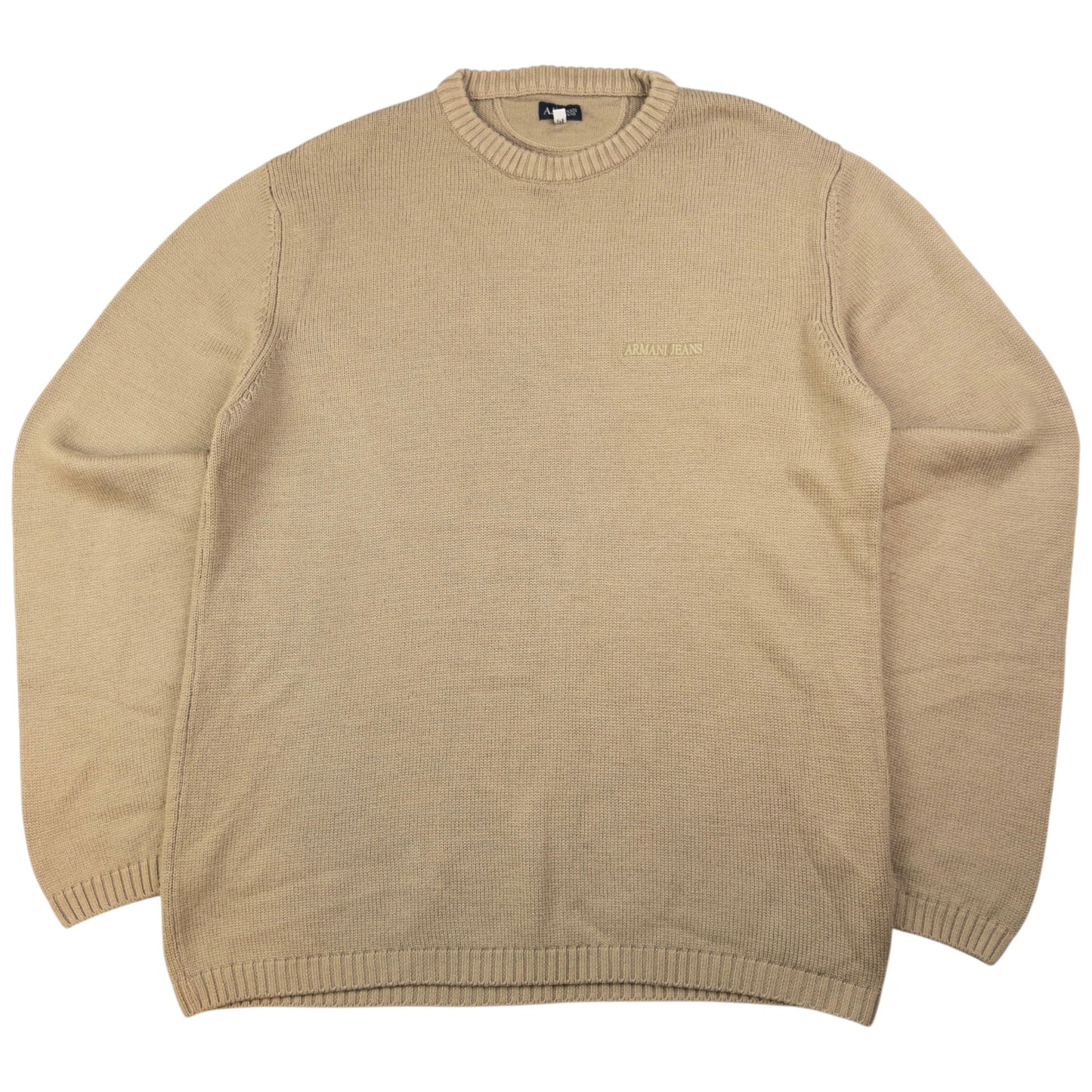 Vintage Armani Jeans Knitted Wool Jumper Size M