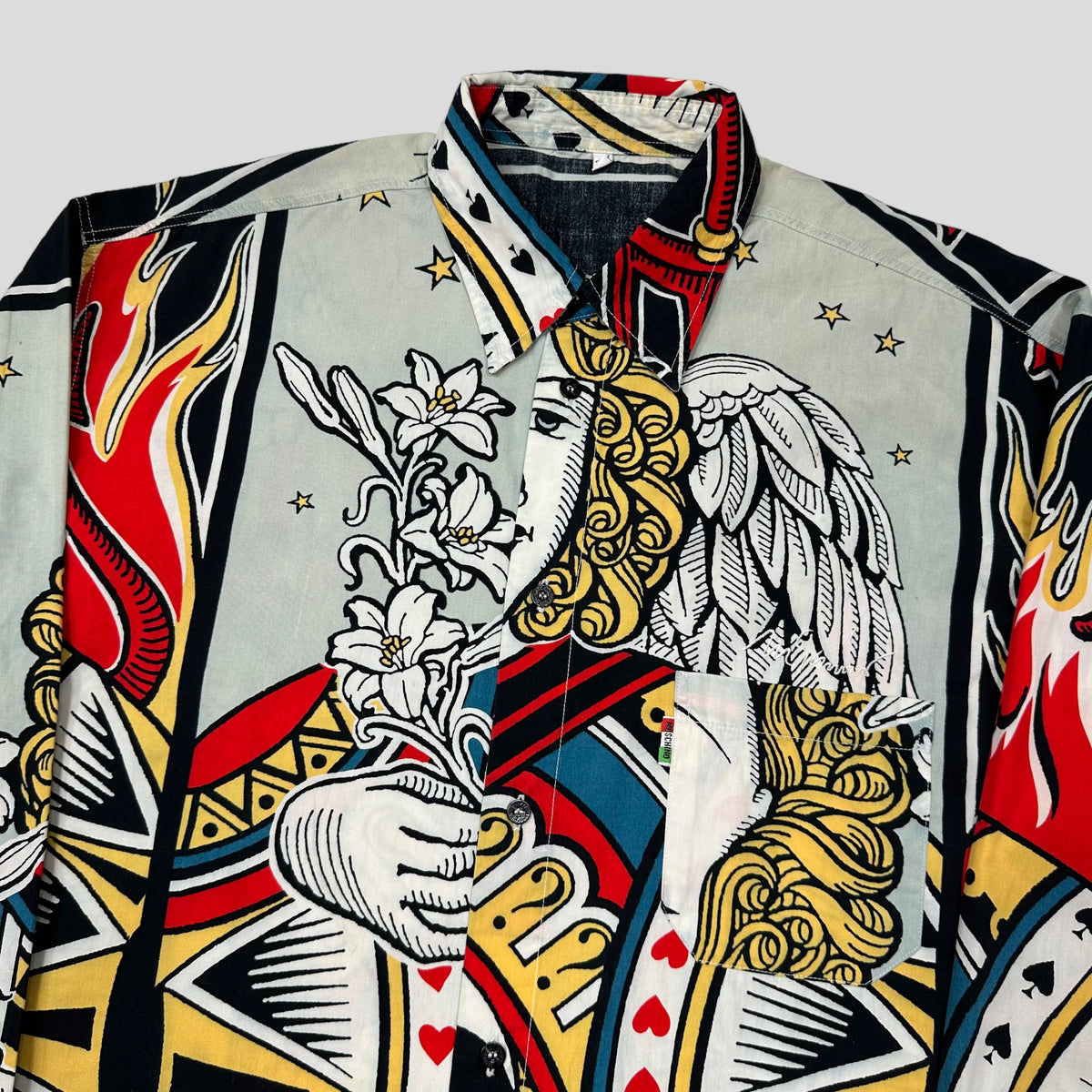Moschino Jeans 1989 Angel & Devil Shirt - L (XL) | XL, Multicolor