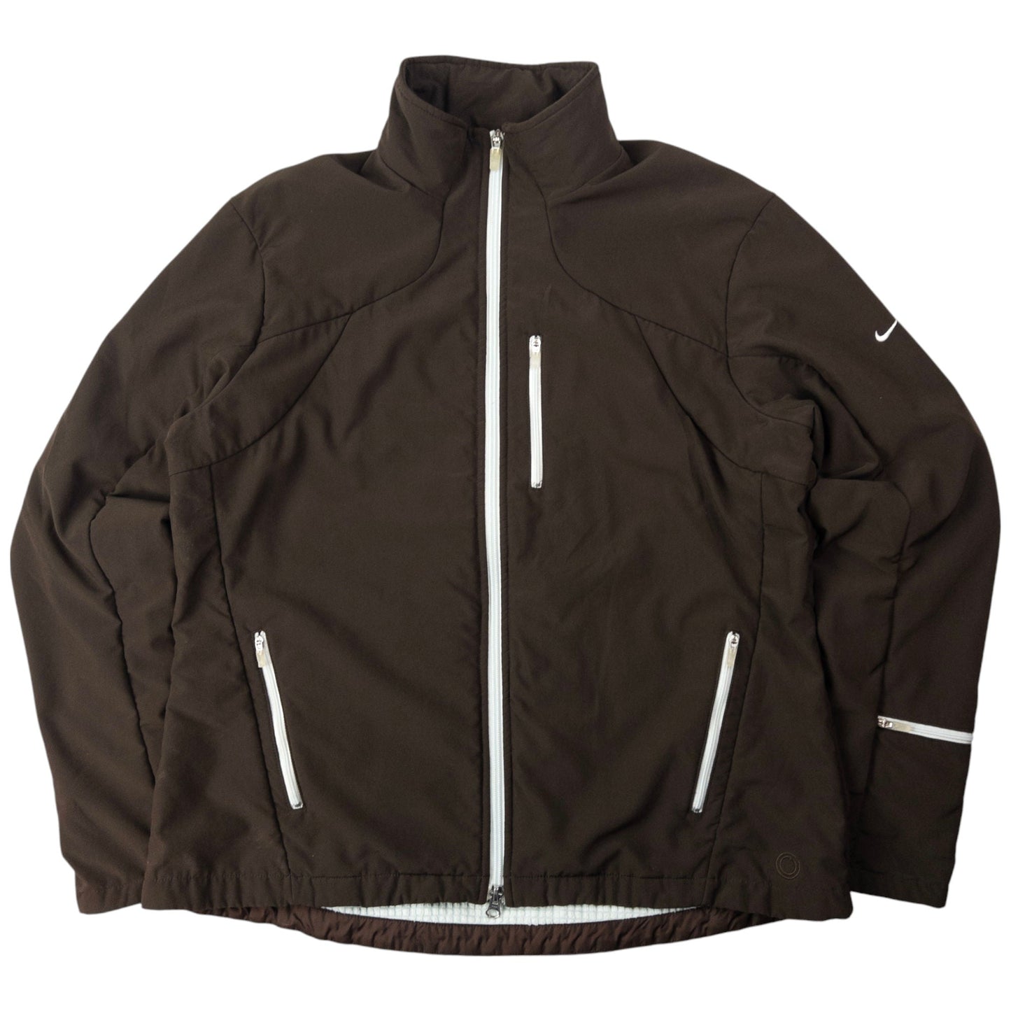 Vintage Nike Fleece Lined Zip Up Jacket Womens Size M