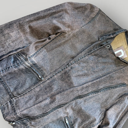 SS/02 C.P. Company Donna Asymmetrical Lino-Flax Lightweight Jacket M