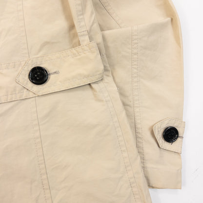 Vintage 2000s Burberry Button Up Jacket Womens Size M | Medium, Beige