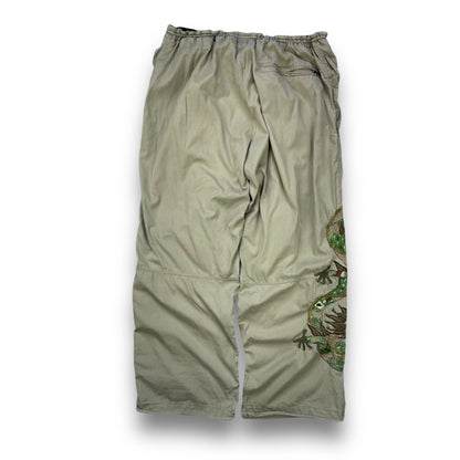 2002 Maharishi Embroidered Dragon Snopants (L) | Default Title, Red