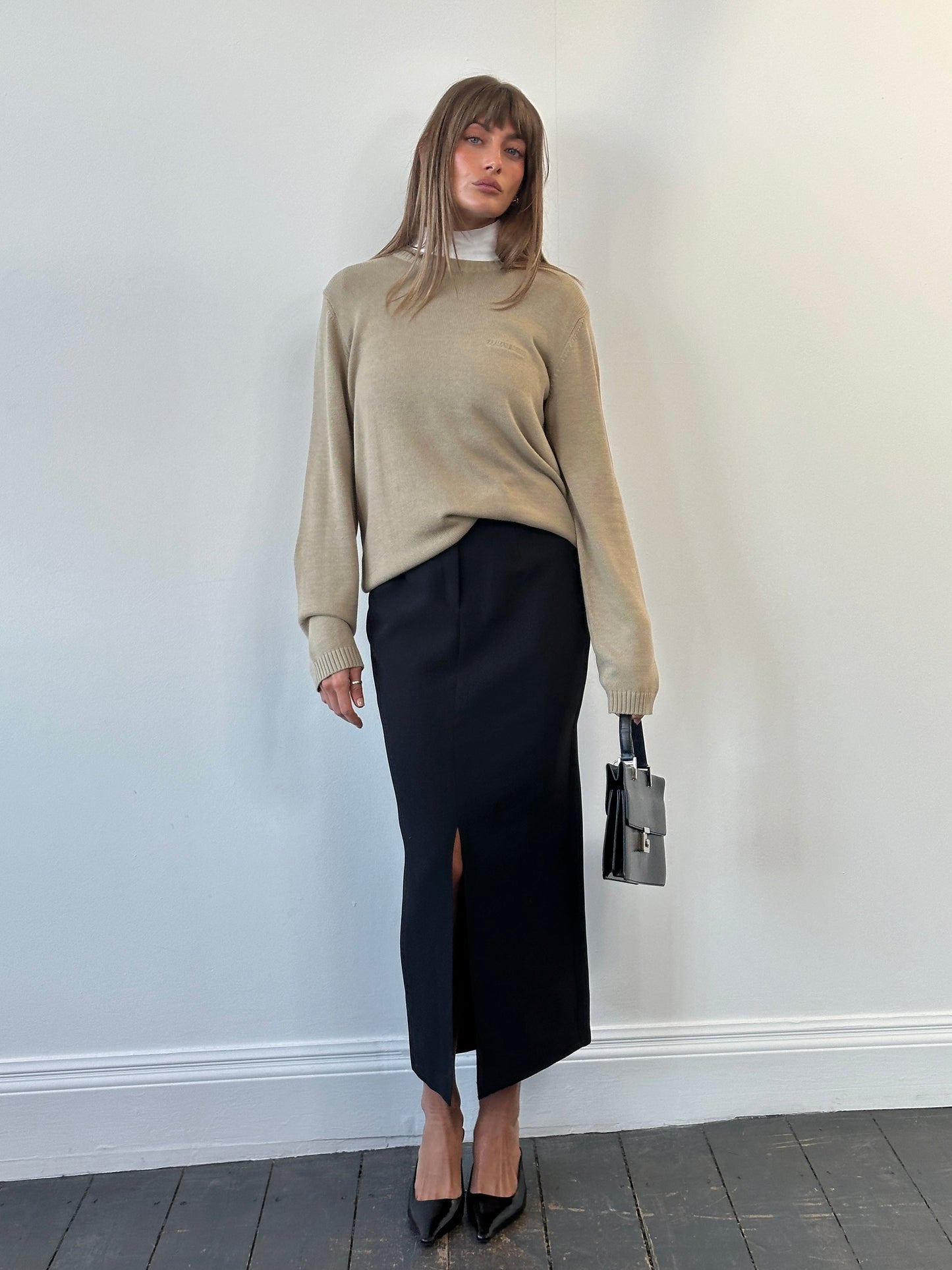 Italian Vintage 1990s Maxi Skirt - W26