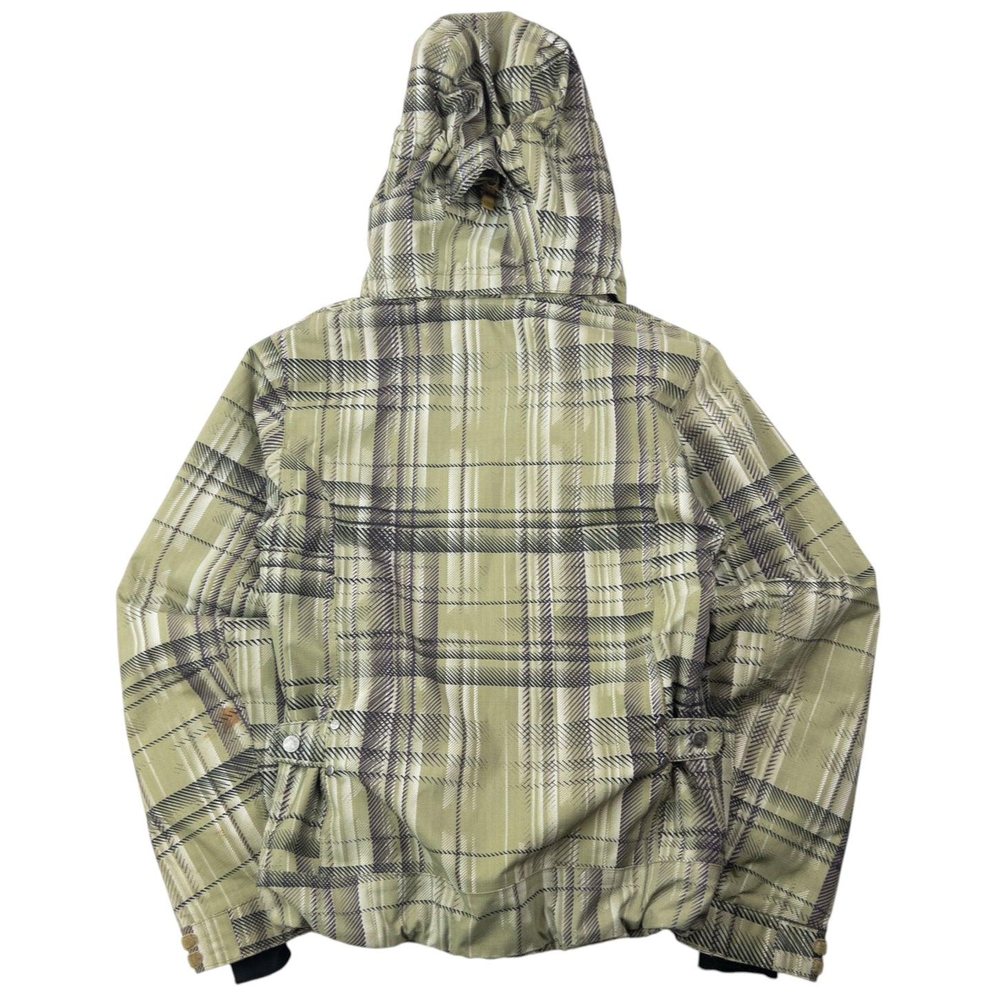 Vintage 2000s Oakley Pattern Zip Up Snowboarding Jacket Size XS | XS, Green
