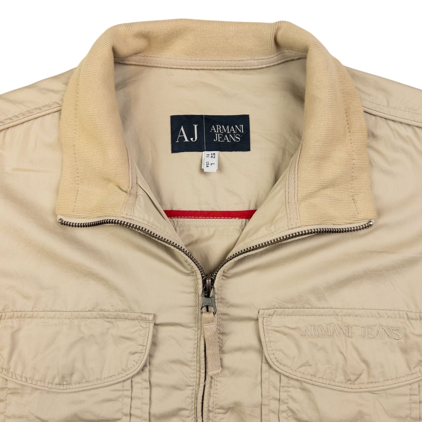 Vintage Armani Jeans Zip Up Jacket Size S